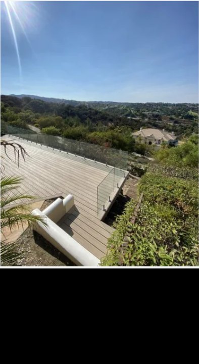Large hillside deck project in Los Angeles